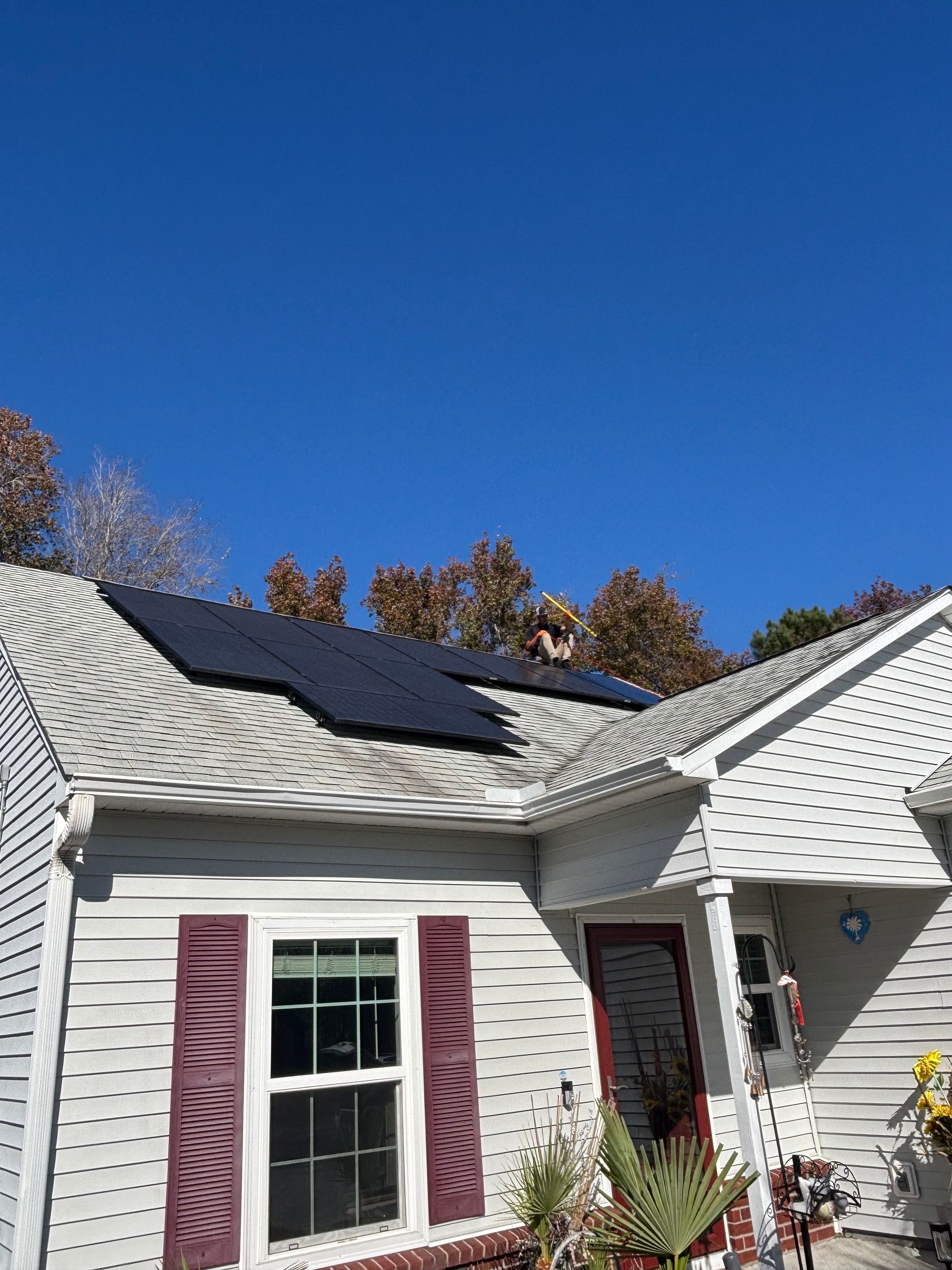 From decreased efficiency to sparkling results for this solar panel system.